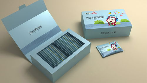 盒畔即食水果燕麦脆包装设计 艺术与功能的完美融合